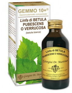 Gemmo 10+ betulla b linfa 100 ml liquido analcolico