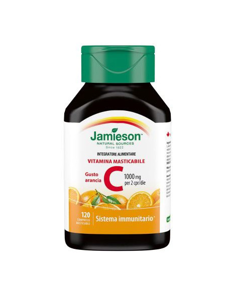 Jamieson vitamina c 1000 masticabile arancia 120 compresse