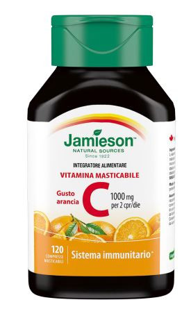 Image of Jamieson vitamina c 1000 masticabile arancia 120 compresse cod085