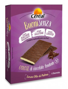 Cereal buoni senza golosi cioccolato fondente 6 x 17 g