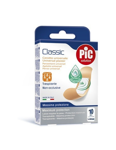 CEROTTO PIC CLASSIC 25X72 MM 10 ANTIBATTERICO 10 PEZZI