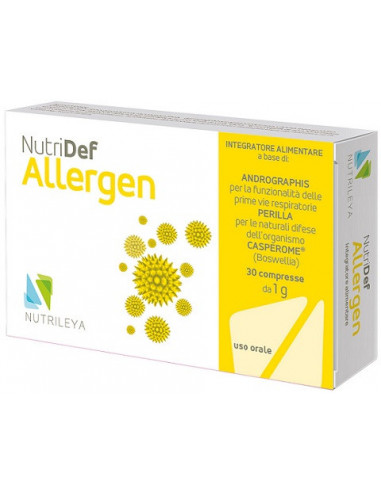 Nutridef allergen 30 compresse