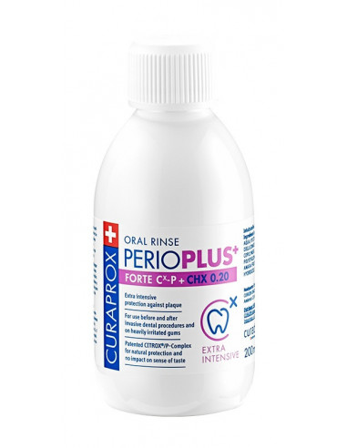 Curaprox perioplus+ forte chx 0,20% 200 ml