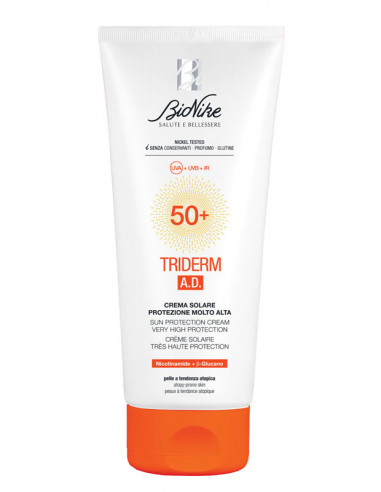 Triderm ad crema sol spf50 piu