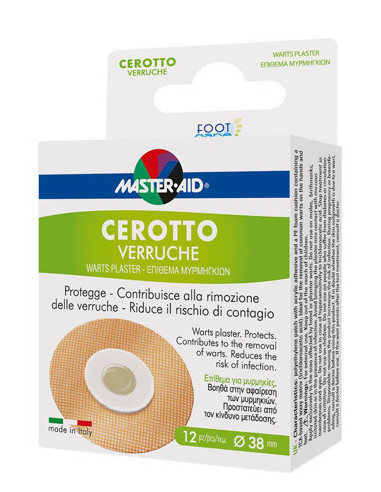 Cerotto verruche master-aid foot care 12 pezzi