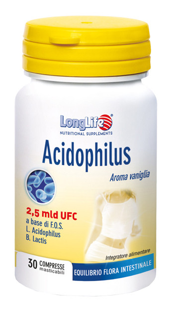 Image of Longlife acidophilus 30 compresse masticabili cod085