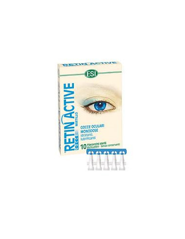 ESI RETIN ACTIVE MIRTILLO GOCCE OCULARI 10 FLACONCINI MONODOSE DA 0,5 ML