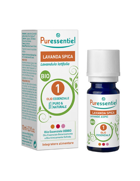 Puressentiel lavanda spica olio essenziale bio 10 ml