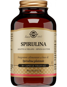 Spirulina 80 capsule veg - SOLGAR | Clubfarma