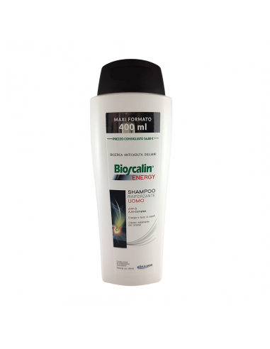 Bioscalin energy shampoo rinforzante uomo 400ml
