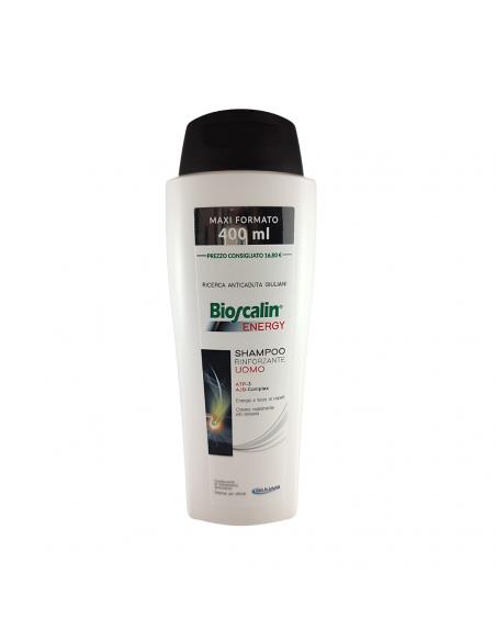 Bioscalin energy shampoo rinforzante uomo 400ml