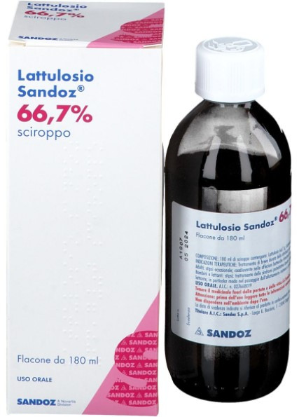 Lattulosio sandoz sciroppo flacone 180ml