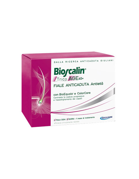 Bioscalin tricoage fiale anticaduta tricoage 45+ 10 fiale