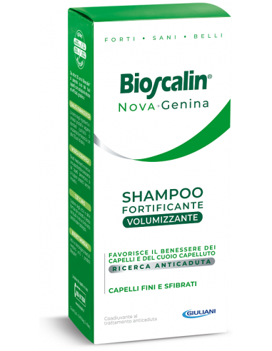 Bioscalin nova genina shampoo volumizzante maxi size flacone 400 ml