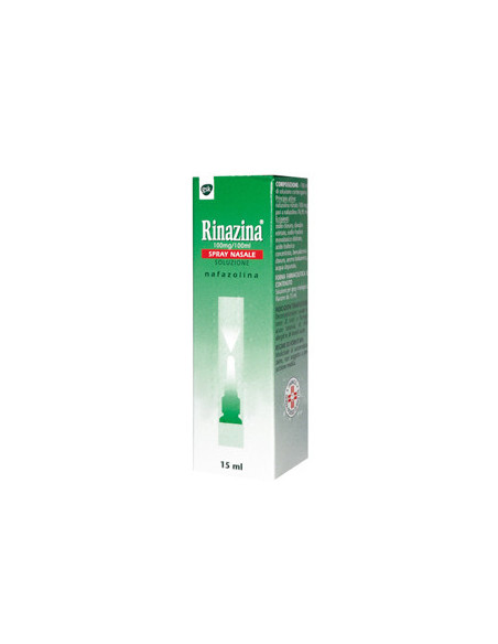 Rinazina Spray Nasale 15ml 0,1%