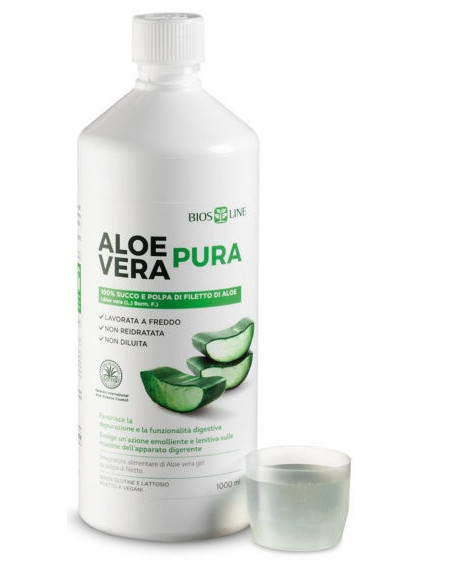 Biosline aloe vera succo polpa 1 litro