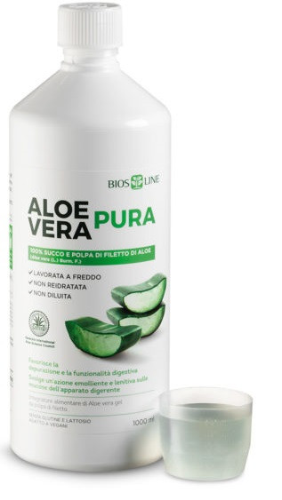 Image of Biosline aloe vera succo polpa 1 litro cod085