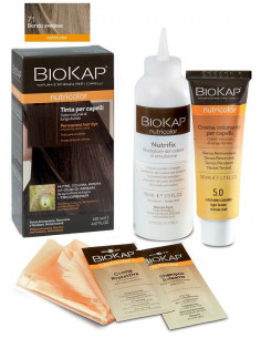 Biokap nutricolor 7,1 new biondo svedese tinta tubo + flacone