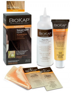 Biokap nutricolor 9,0 biondo chiarissimo tinta tubo + flacone