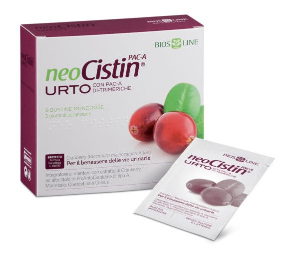 Image of Neocistin pac a urto 6 bustine monodose cod085