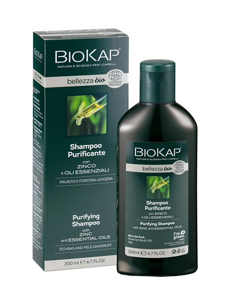 Biokap bellezza bio shampoo purificante cosmos ecocert 200 ml