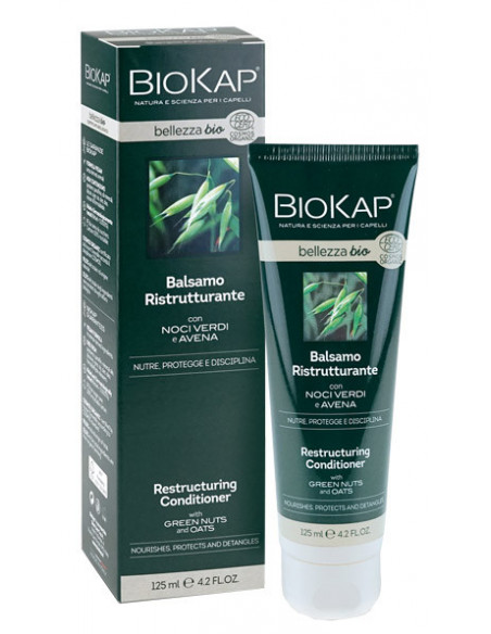 Biokap bellezza bio balsamo ristrutturante cosmos ecocert 125 ml