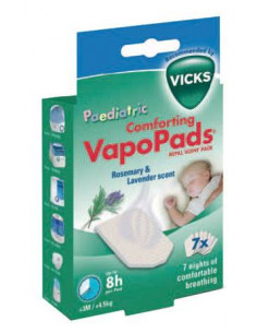 Vicks vapopads rosemary & lavender scente 7 pezzi