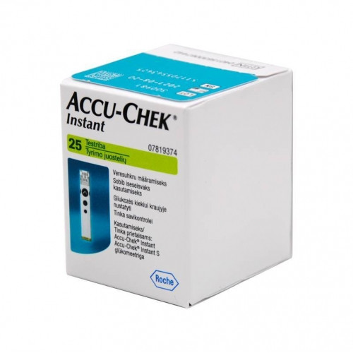 Roche accu-chek instant 25 strisce reattive