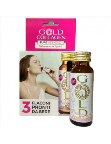 Gold collagen pure weekend 3flaconi