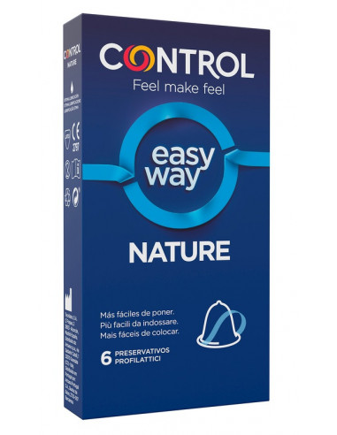 Control easy way nature profilattici con applicatore 6 pezzi
