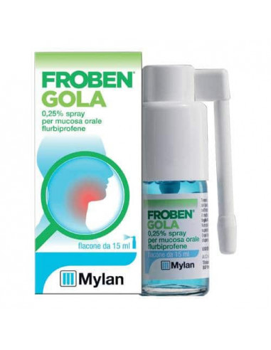 Froben gola spray orale nebulizzatore 15ml 0,25%