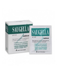Saugella attiva salviette detergenti 10pezzi