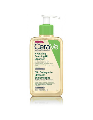 CERAVE OLIO DETERGENTE IDRATANTE SCHIUMOGENO 236ML