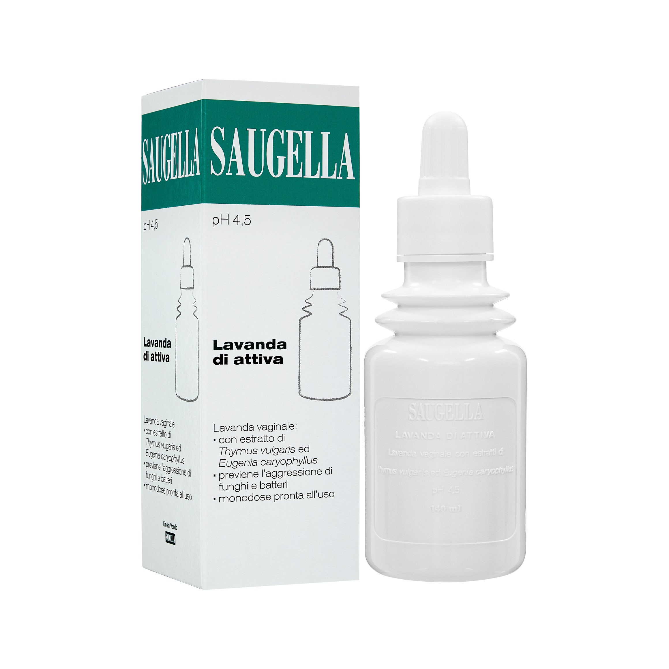 Saugella lavanda vaginale attiva 140ml