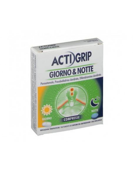 Actigrip giorno&notte 12 + 4 compresse