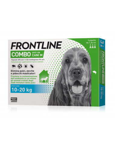 Frontline combo 3pipette cani da 10-20kg