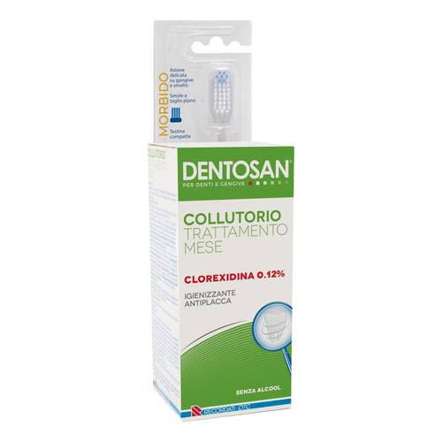Image of Dentosan bipack collutorio mese 0,12% 200 ml + spazzolino tech morbido cod085