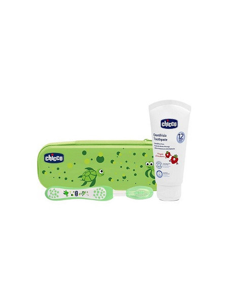 Chicco set dentale verde fluoro