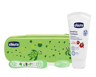 Chicco set dentale verde fluoro