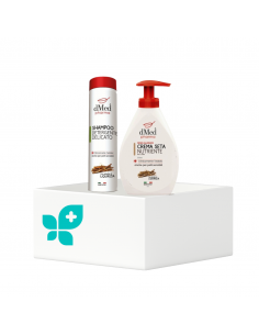 Dmed crema seta corpo 250ml + shampoo delicato 400ml