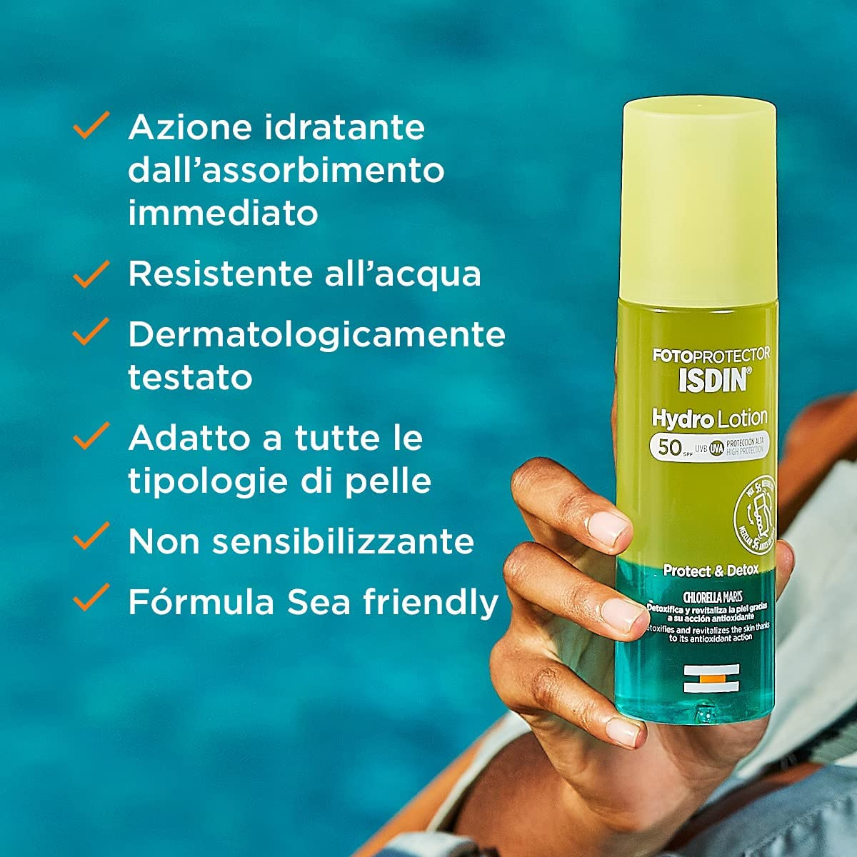 Fotoprotector hydrolotion 200ml protezione solare spf 50+