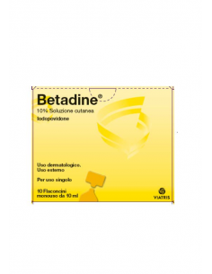 Betadine*sol cut 10 flaconcini 10ml 10% | Clubfarma
