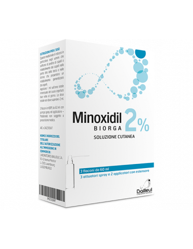 Minoxidil biorga*sol cut 3fl2%