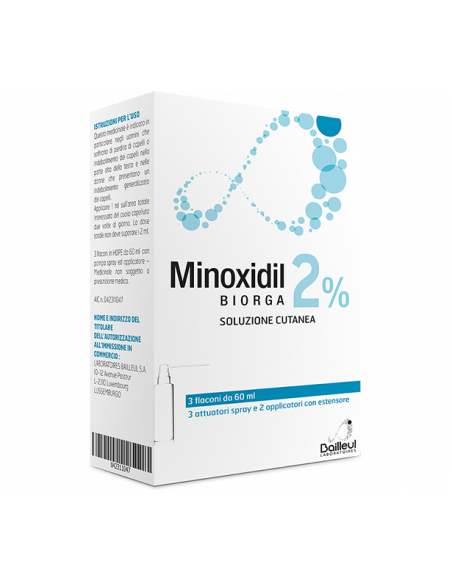 Minoxidil biorga*sol cut 3fl2%
