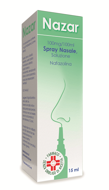Nazar spray nasale 15ml 100mg/100