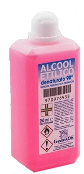 Alcool etilico denat 90% 250ml