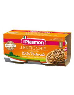 Plasmon omogeneizzato lenticchie 2 x 80 g