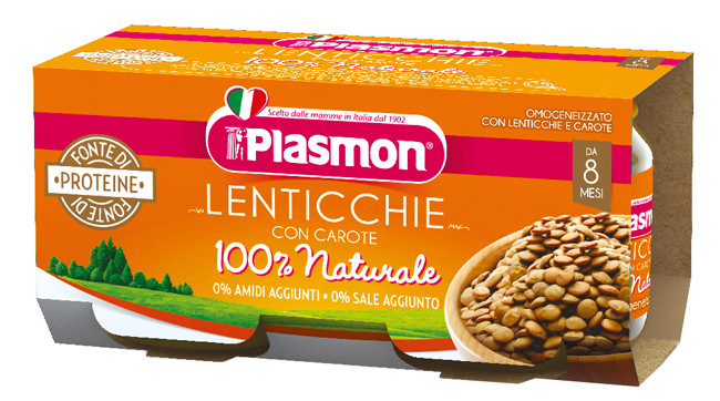 Image of Plasmon omogeneizzato lenticchie 2 x 80 g cod085