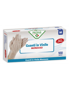 Profar guanto vinile m 100pz