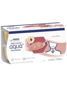 Resource aqua piu peach 4x125g